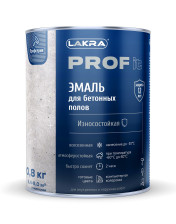 Эмаль для бетонных полов PROF IT RAL 9003 База А (0,8кг) Лакра