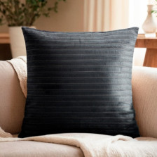 Наволочка декоративная велсофт 40х40 см серый Этель