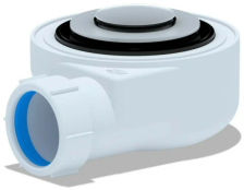 Сифон для душевого поддона 1 1/2 50, h53мм клик-клак (грибок) АНИ Е450CLG