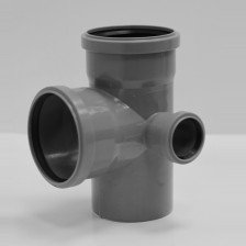 Крестовина 90 полипропиленовая D 110х110х50 правая Контур