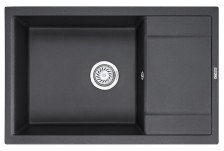 Мойка 780х500 искусственный камень черный GR-7805