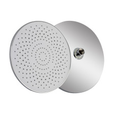 Лейка душевая GFmark тропический душ, круглая, d=250мм, пластик, хром/белая 6242