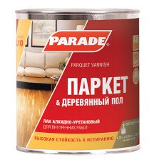 Лак паркетный матовый L10 (0,75л) Parade