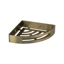 Полка нерж сталь BRIMIX угловая литая 1-ярусная матовое золото 5657-МG