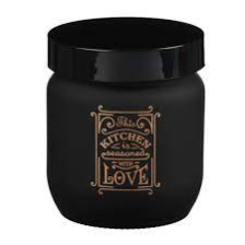 Банка для сыпучих продуктов 425 мл HEREVIN Блэк Эдишн 828-239