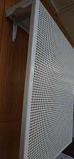 Решетка радиаторная навесная металлическая 600х500 мм квадрат