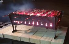 Мангал ТУРИСТ 3 черный сталь 3мм 2253