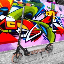 Самокат RIDEX Electra колеса 180 мм серый/персиковый без упаковки