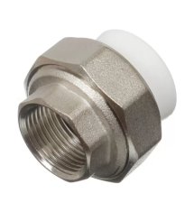 Муфта полипропиленовая разъёмная внутренняя резьба D50-1 1/2 Vekplast