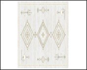 Ковер OLBIA дизайн B0805A 1,65х2,4м l.beige-white