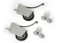 Комплект роликов на подшипнике черный (2 верхних+2 нижних)