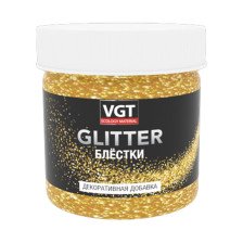 Блестки PET GLITTER золото (0,05кг) ВГТ