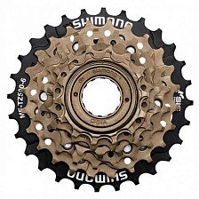 Кассета трещотка  7 - количество скоростей   00-170044 FREEWHEEL 7х14-28 HG/UG коричневая AR