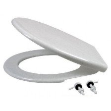 Сиденье для унитаза ВИР ПЛАСТ Виктория 512 белый мрамор