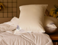 Подушка Silk air сатин/лебяжий пух Бел-Поль 68х68