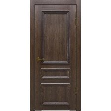 Полотно дверное ДГ600 Вероника-5 экошпон Дуб оксфордский (Luxor)