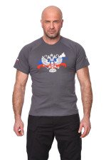 Футболка х/б Russian Federation, серый, 7TS-07GR размер 2XL/54