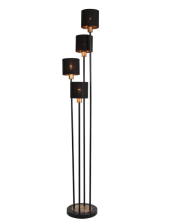 Торшер E14х40W Black/Gold