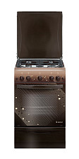 Плита газовая Гефест 5100-02 0010 (50x58,5x85см)(цвет:коричневый, варочная поверхность-эмаль)
