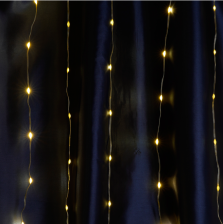 Гирлянда - занавес Водопад 230V 450 LED 3х3м 5000K с контр IP44 сетевой шнур 3м в комп CL28