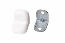 Уголок мебельный 48х44х33 с пластиковой накладкой белый