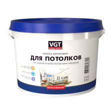 Краска ВД-АК-2180 для потолков белая (3кг) ВГТ