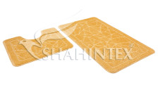 Набор ковриков для ванн SHAHINTEX РР 60х100+60х50 001 крем-брюле 78