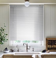 Жалюзи алюмин 120х160 см серебро Эскар