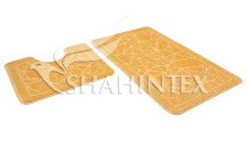 Набор ковриков для ванн SHAHINTEX РР 60х100+60х50 001 крем-брюле 78