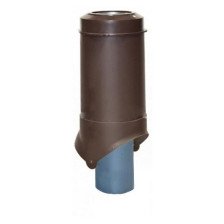 Выход канализации Krovent Pipe-VT 110/125 коричневый