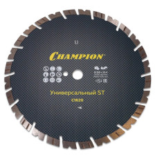 Диск алмазный CHAMPION универсальный ST 350/25, 4/14 Fast Gripper (бетон, кирпич, тротуарная плитка)