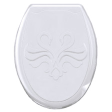 Сиденье для унитаза AQUA Prime ЛЕБЕДЬ белый
