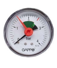 Манометр аксиальный с указателем предела 1/4" x 6 бар G1471.6