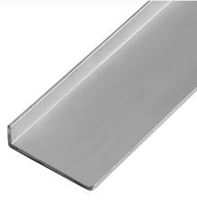 Угол алюминиевый 40х10х2 2 м серебро