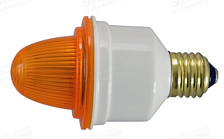 Лампа -строб оранжевая Е27 220V 12W(411-116)