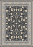 Ковер CALIFA A4791A/LS2 2,0х3,0м antrasit с- mustard