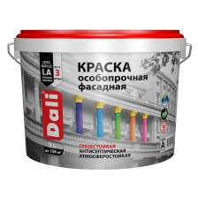 Краска фасадная особопрочная база А (9л) Dali