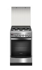 Плита газовая Гефест 5100-04 0004 (50х58,5х85 см) (цвет: нержавеющая сталь, варочная поверхность: нержавеющая сталь)