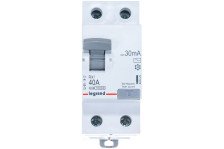 Выключатель дифференциальный УЗО 2р 40А 30мА LEGRAND RX3 402025