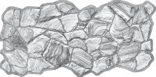 Панель декоративная "Камни" Песчаник графитовый (0,96х0,48м)