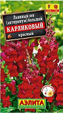Семена Львиный зев Карликовый красный (Аэлита)