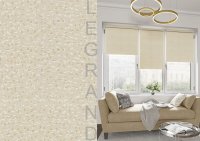 Штора мини рулонная Блэкаут Кристал 140х175 крем