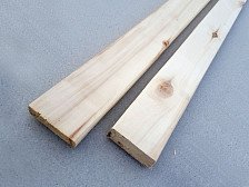Планка для полока осина  (25х85мм) сорт В 2,0м