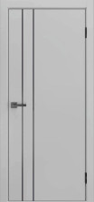 Дверное полотно ДГ600 ДП-58 Silver Gray (Luxor)