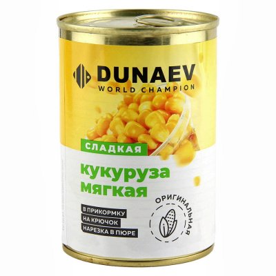 Кукуруза Мягкая Дунаев 400мл оригинальная