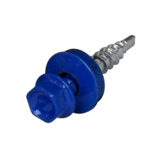 Саморезы для крепления кровли 5,5х19 со сверлом RAL 5002 ультра-синий