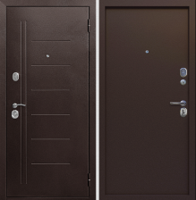 Дверь Трио Лайт (металл/металл) 960х2050 Правая (10см)