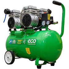 Компрессор ECO AE-50-OF1, 50 л, 280 л/мин, безмасляный, 1,6 кВт