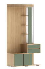 Вешалка "Дарья" Р377.01 Французская ель/Олива темная