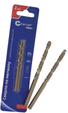 Сверло по металлу 3,5мм с кобальтом Cutop Profi, 2шт 48-367